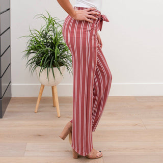 Tie Waist Dress Pant - Truly Contagious