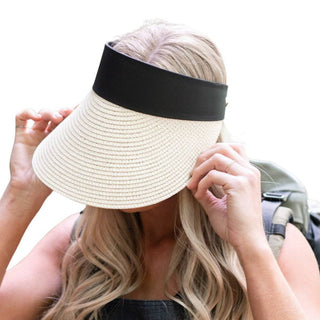 Truly Contagious Adventure Rollable Straw Visor - Truly Contagious