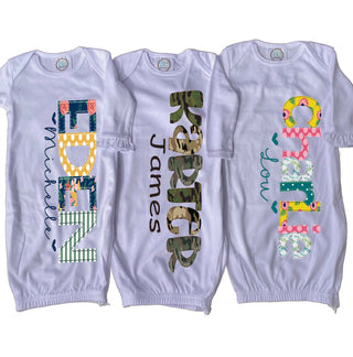Personalized Baby Gown