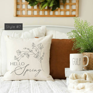 hello spring floral number 7