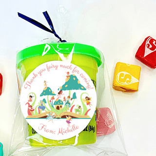 Personalized Girls Birthday Party Stickers & Treat Bags