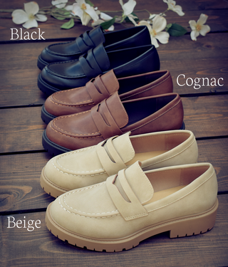 Platform Sole Slip-On Loafer
