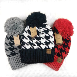 CC Houndstooth Beanie