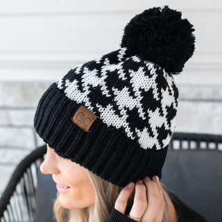 CC Houndstooth Beanie