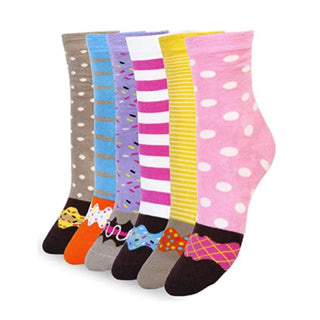 Donut Socks - Bamboo 6 Pack