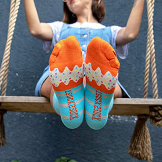 Donut Socks - Bamboo 6 Pack