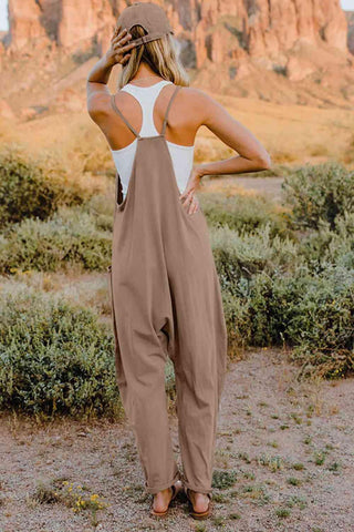 Full Size Sleeveless Pocketed Jumpsuit in 6 Colors
